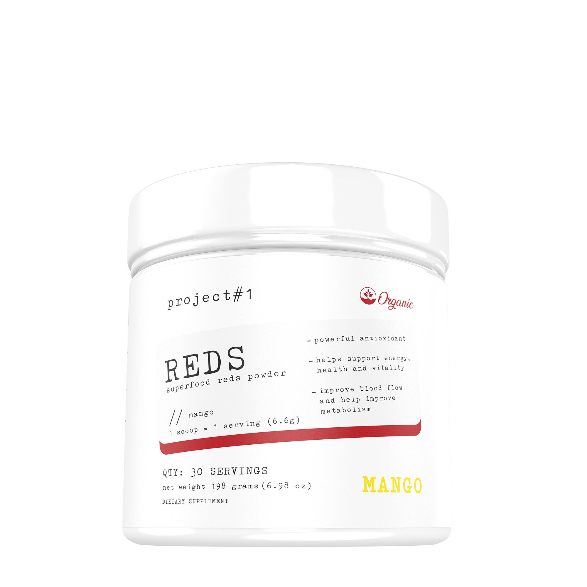 Reds Superfood - Mango - 6.98 oz (30 Servings)